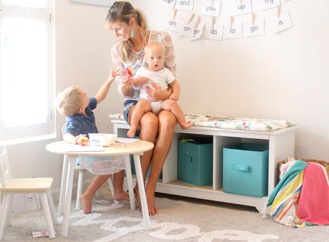 My Small-Space Learning Corner for Home Schooling | Joyful Messes