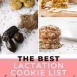 lactation cookie list