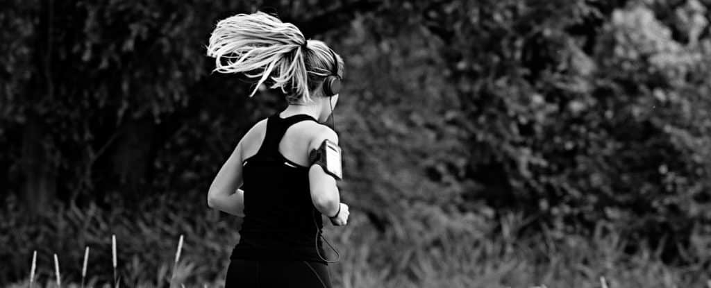 woman running