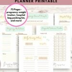 pregnancy planner printable for expectant mom