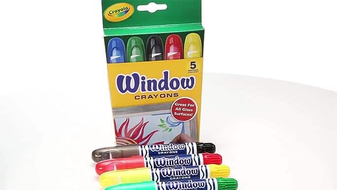 Fast drying Window Crayons