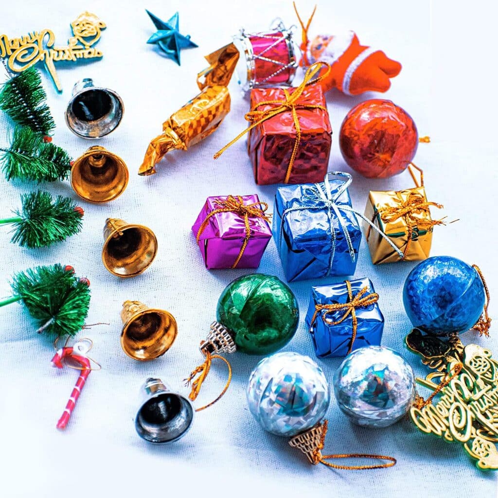 Christmas Tree decors stuffing for Advent Calendars