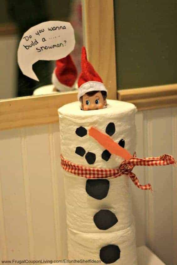Tissue Paper Stack Snowman Elf