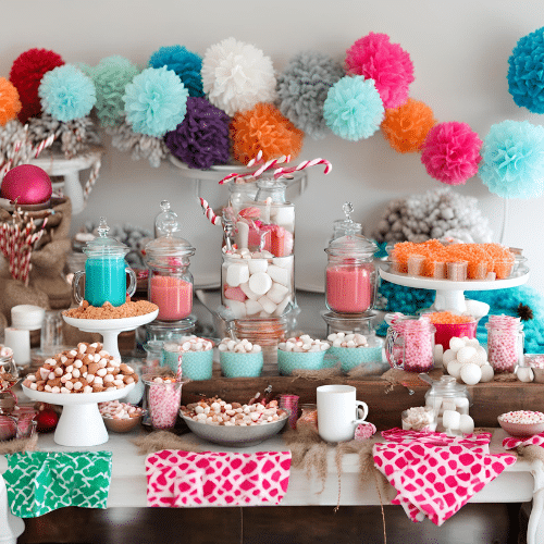 DIY cocoa bar