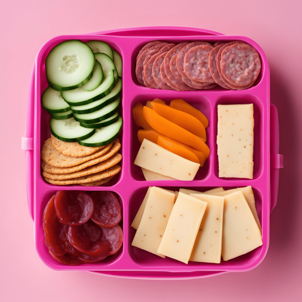 PEPPERONI AND SALAMI LUNCH BOX