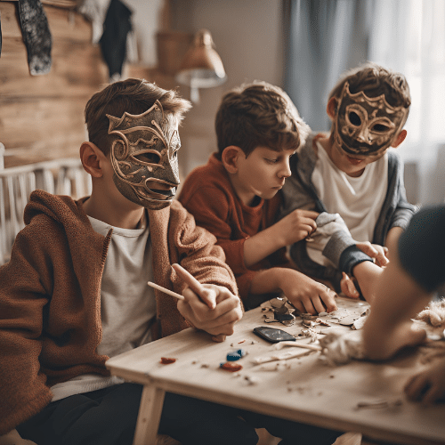 colorful masks