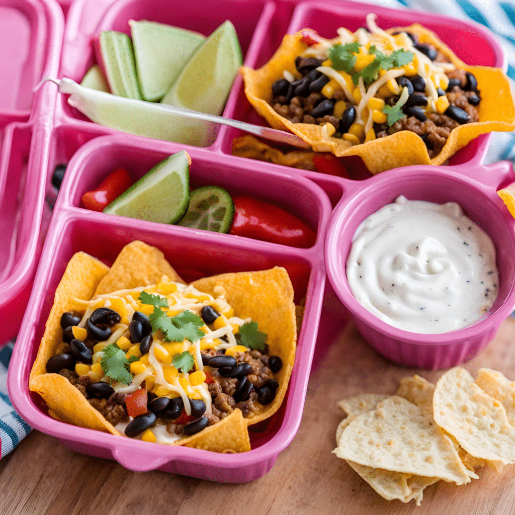 TACO CUPS LUNCH BOX
