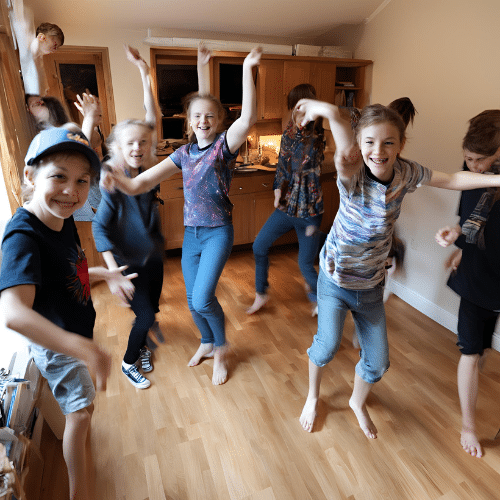 teens dance party