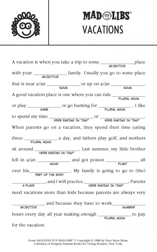 mad libs