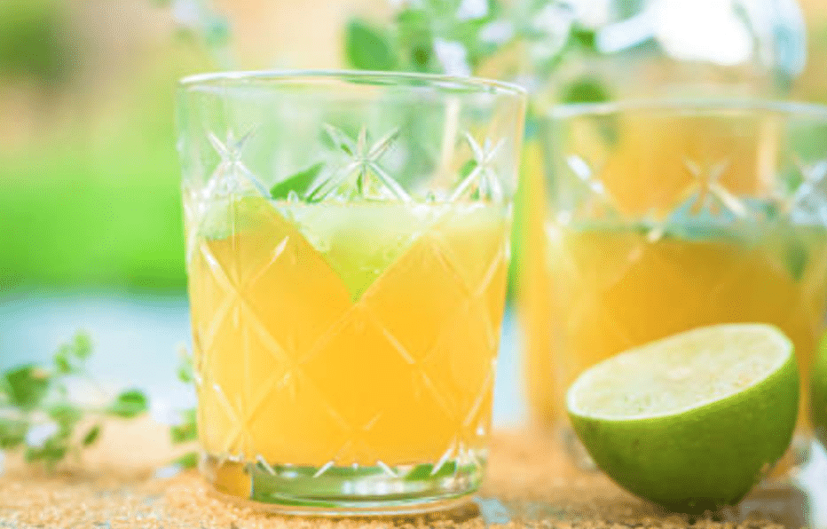lemon mint mocktail