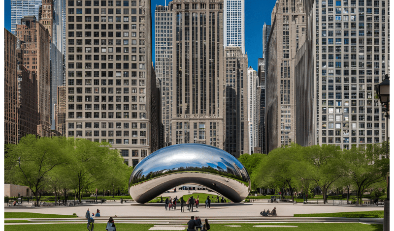 Chicago Illinois Millennium Park